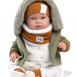 Llorens New Born realistična punčka z zvoki 44 cm