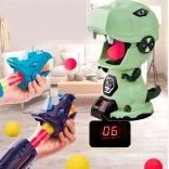 Interaktivna igra Streljanje na Dinozavra s pištolami in kroglicami