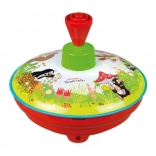 Vrteča račka Krtek z kovinsko/plastičnim dizajnom