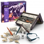 Izkopavanje dinozavrovih kosti 6 v 1 – paleontološki set za otroke