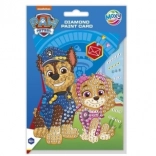 Kreativni set diamantnega slikanja PAW PATROL 18 × 12,5 cm