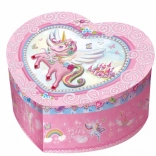 Pecoware pozivivka srce z motivom samoroga