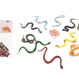 Komplet figur kač 10 cm, 12 kosov