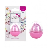 Vlažilni bleščilni balzam za ustnice LUKKY – jajček, nežno rožnat
