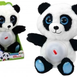 Plišasta panda z nočno lučko in uspavankami 30 cm