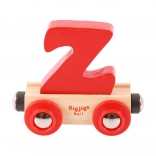 Vagon s črko Z - Bigjigs Rail