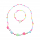 Modni komplet nakita z vrtnicami