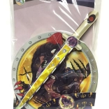 Pena meč in ščit D‑Rex za otroke