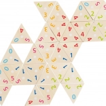 Tri-Domino lesena igra od Goki