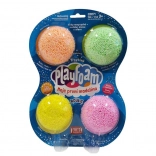 PlayFoam Boule bleščeči set 4 barv – neumažujoča modelina