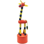 lesena žirafa za otroke 17 × 4 cm