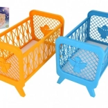 Plastična posteljica za punčke brez kompleta