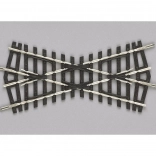 Piko križišče 30° z lesenimi pragovi