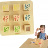 Masterkidz Leseni senzorični glasbeni Montessori set za razvrščanje