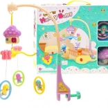 Pastelna vrtiljaka z glasbenim mehanizmom