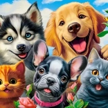 Castorland puzzla zverinska selfi 120 kosov