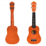Leseno ukulele za otroke s 4 najlonskimi strunami ECOTOYS