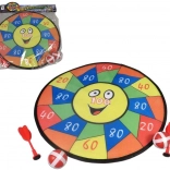 Tarča s puščicami in žogicami - 36 cm