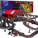 14-metrska dirkalna steza za otroke 3–8 let, funkcija spremembe hitrosti in 2 avtomobila