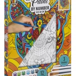 Grafix slikanje po številkah – tiger, platno na okvirju 30 × 40 cm