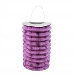 Halloweenski papirnati lampijon s pajki 15 cm