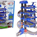 Policijsko štirinadstropno parkirišče 1:64 z zvokom in lučmi