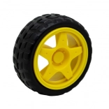plastično kolo z pnevmatiko za Arduino robota 65 mm