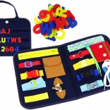 Senzorična manipulativna plošča za otroke