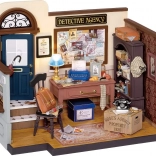 Rolife DIY hišica: Mosesova detektivska pisarna z LED osvetlitvijo