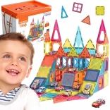 Woopie magnetne sestavljanke 7,5 cm – parkirišče 112 delov