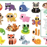 Nalepke za najmlajše - Igriva živalska mladička