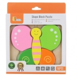 Viga Lesena mini sestavljanka metuljček za otroke