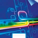 Reas-Pack šolski zvezek A5, brez črt, 10 listov, moder