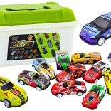 Komplet avtomobilčkov v kovčku 50 kos