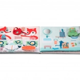 tekstílna didaktična knjižica z lisičko Alice – dobro jutro