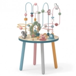 Lesena aktivna mizica z labirintom s kroglicami VIGA POLARB