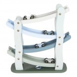 Lesena dirkalna steza za avtomobile Blue – small foot