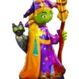 Napihljiv balon Čarovnice 63x115 cm