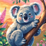 Sestavljanka Treflíci: Koala 54 kosov