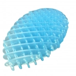 Antistresna fidget igračka modra prozorna 5 cm