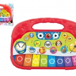 otroški klavirček z živalmi za najmlajše z zvoki in melodijami 25 cm