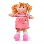 Plišasta punčka Bigjigs Toys Jenny 28 cm
