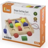 Lesena vstavljanka - voziček