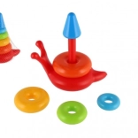 Pisani zložljiva piramida za otroke