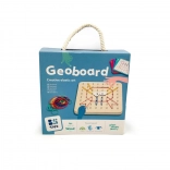 Lesena plošča za kreativno ustvarjanje - Geoboard B. Toys