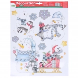 Božična okenska dekoracija 41 × 29 cm