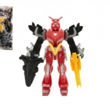 Plastična figurica robota 15 cm – akcijski bojevnik, 4 barve