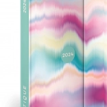 Tedenski magnetni planer 2024 batik, 11 × 16 cm