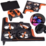 Zabaven dron s kamero in osvetlitvijo