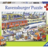 Sestavljanka Prometno železniško postajališče 2x24 koščkov Ravensburger